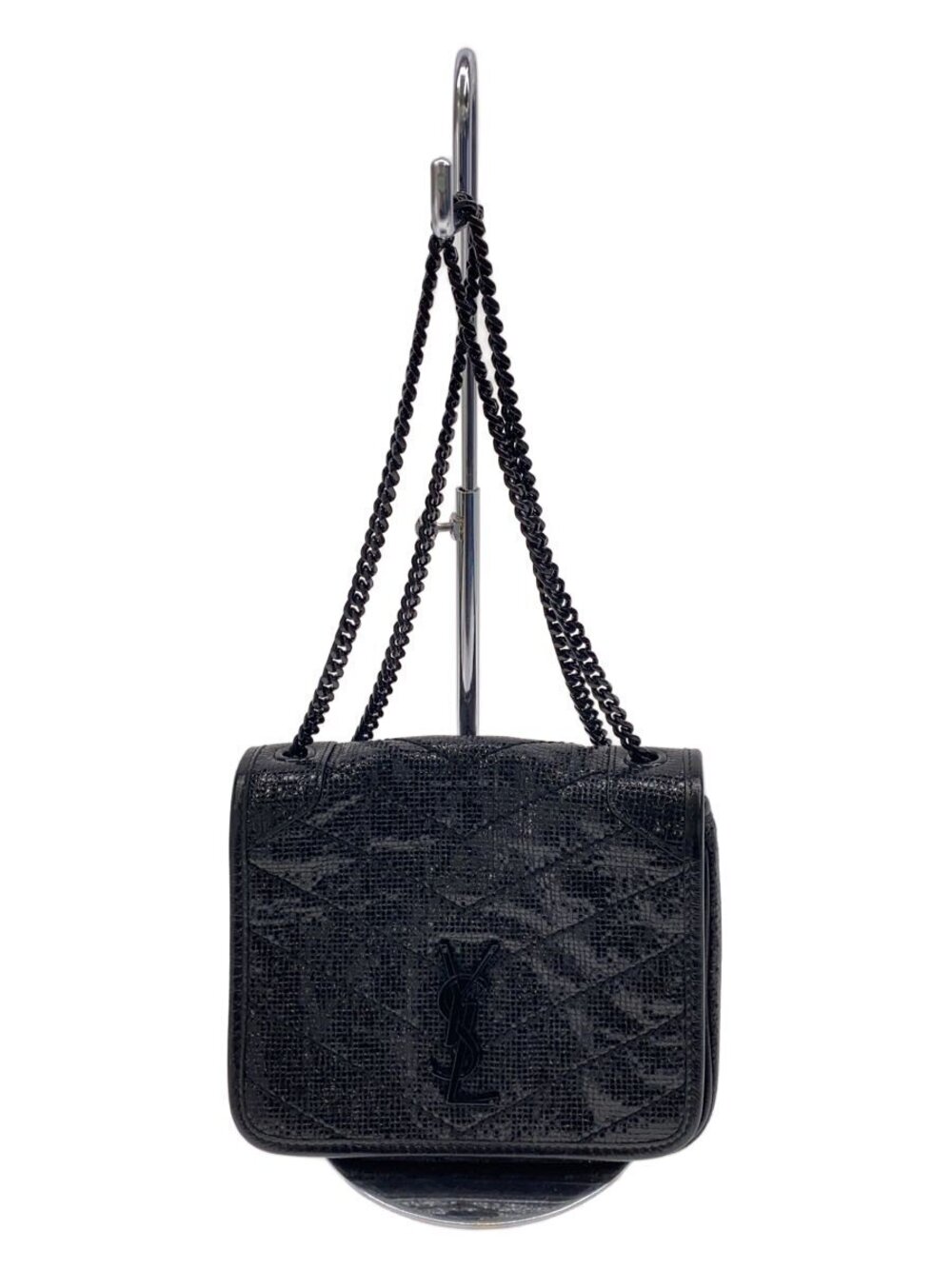 SAINT LAURENTNIKI Niki Shoulder Bag Leather Black